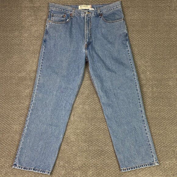 Vintage Y2K Levi's 550 Relaxed Fit Jeans Men's 38 x 30 Blue Cotton - Picture 1 of 15